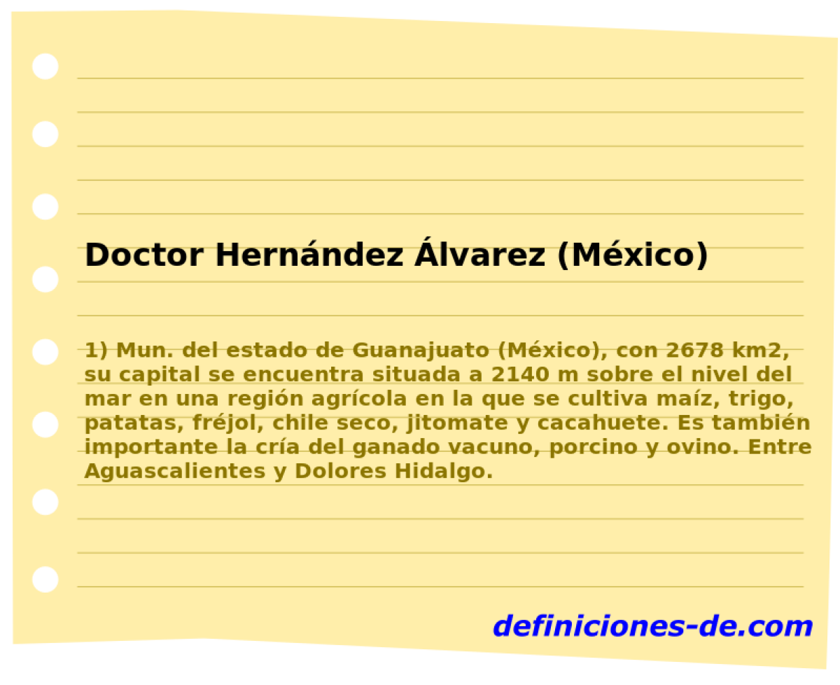Doctor Hernndez lvarez (Mxico) 