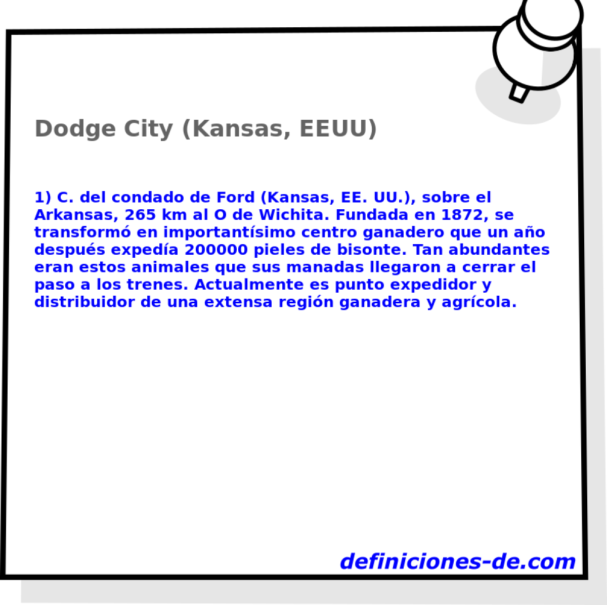 Dodge City (Kansas, EEUU) 