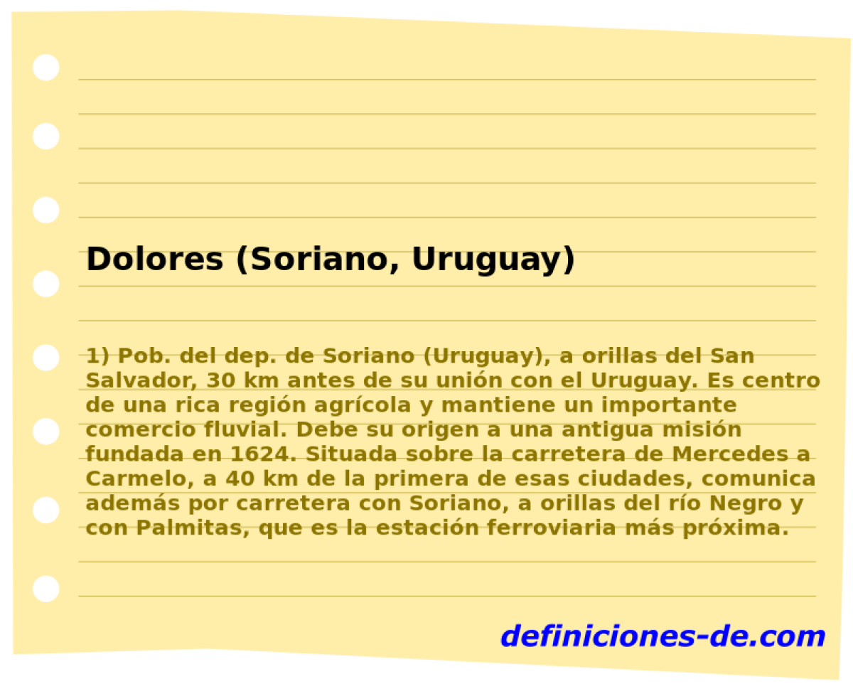 Dolores (Soriano, Uruguay) 