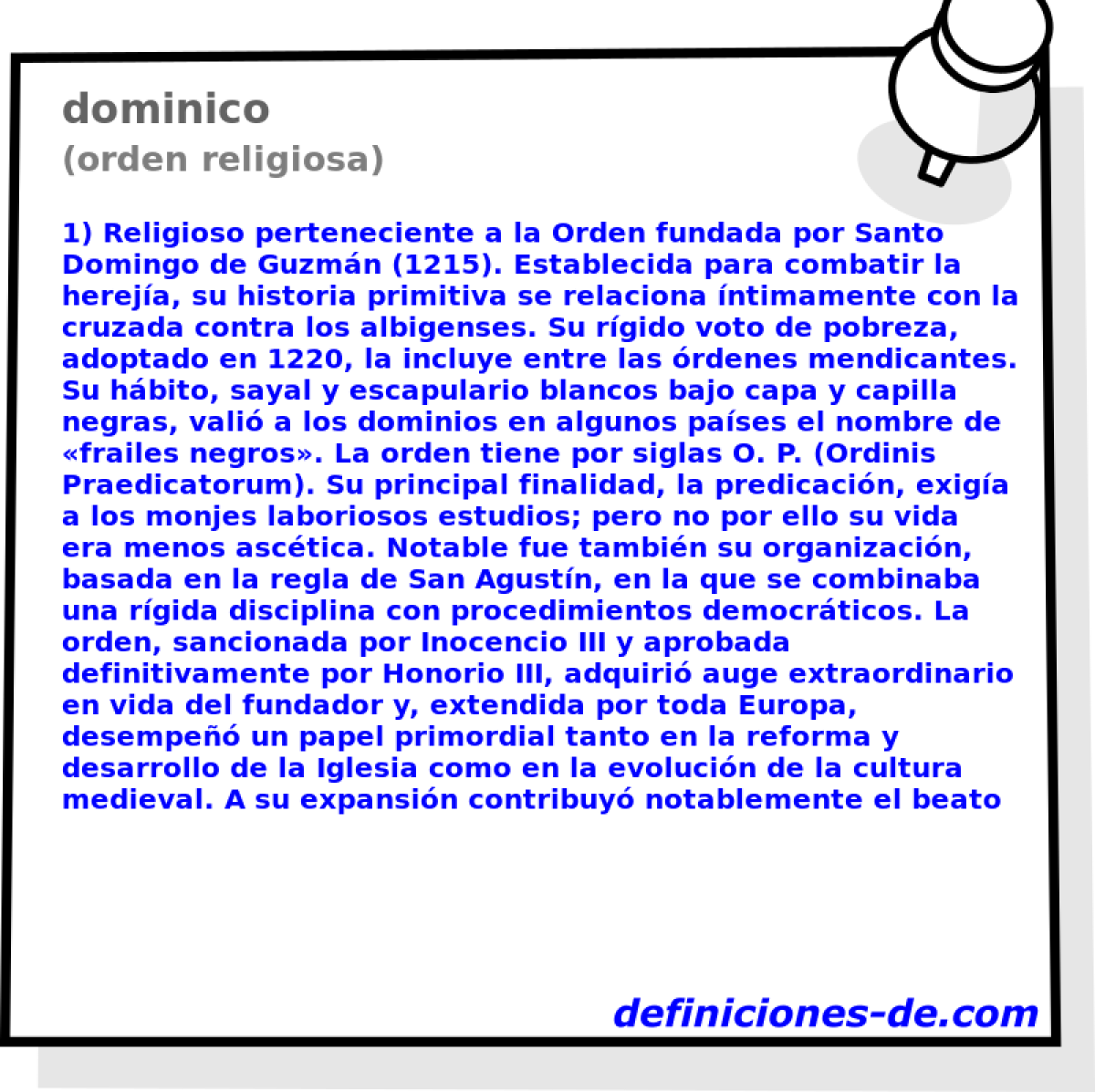 dominico (orden religiosa)