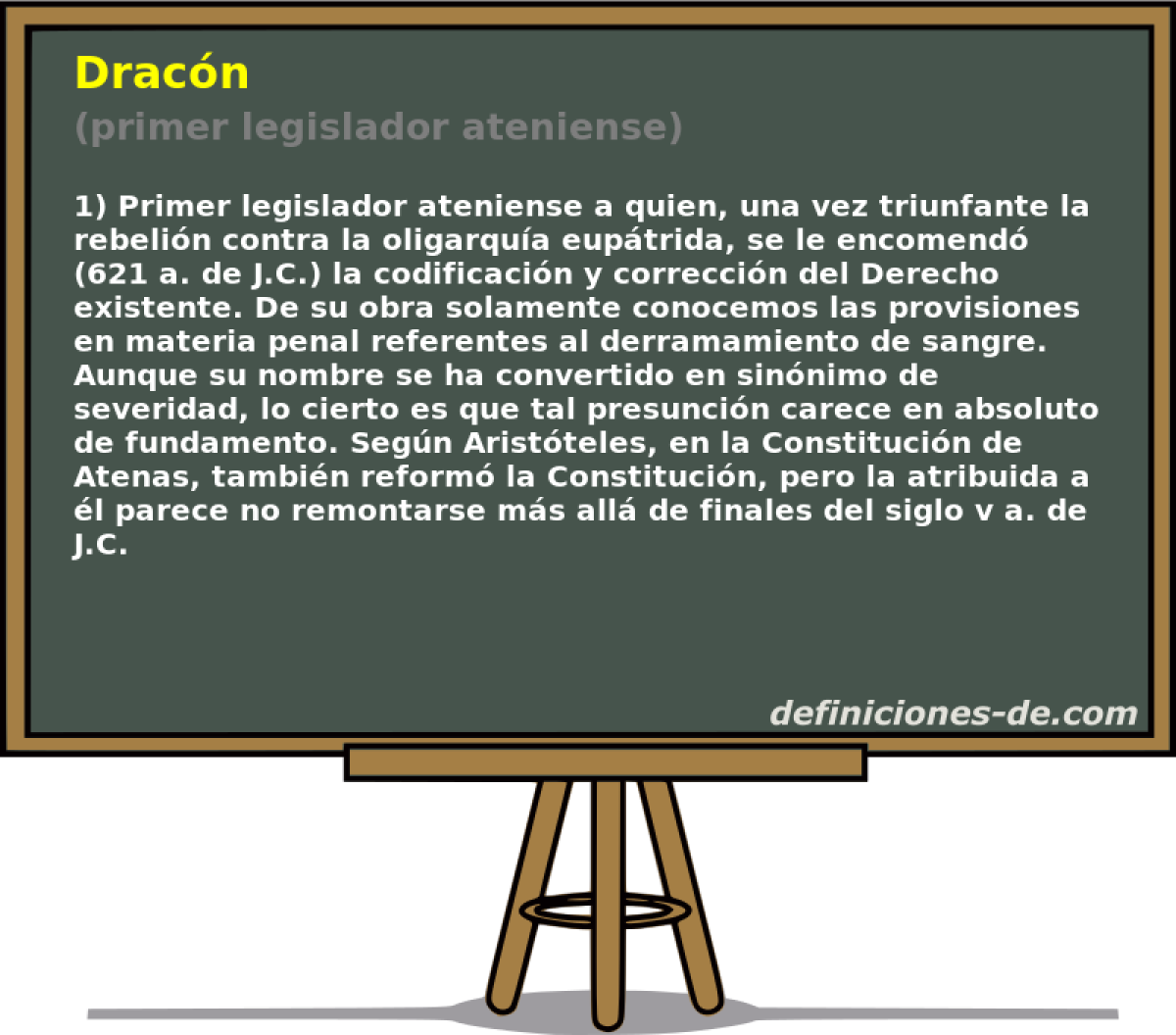 Dracn (primer legislador ateniense)