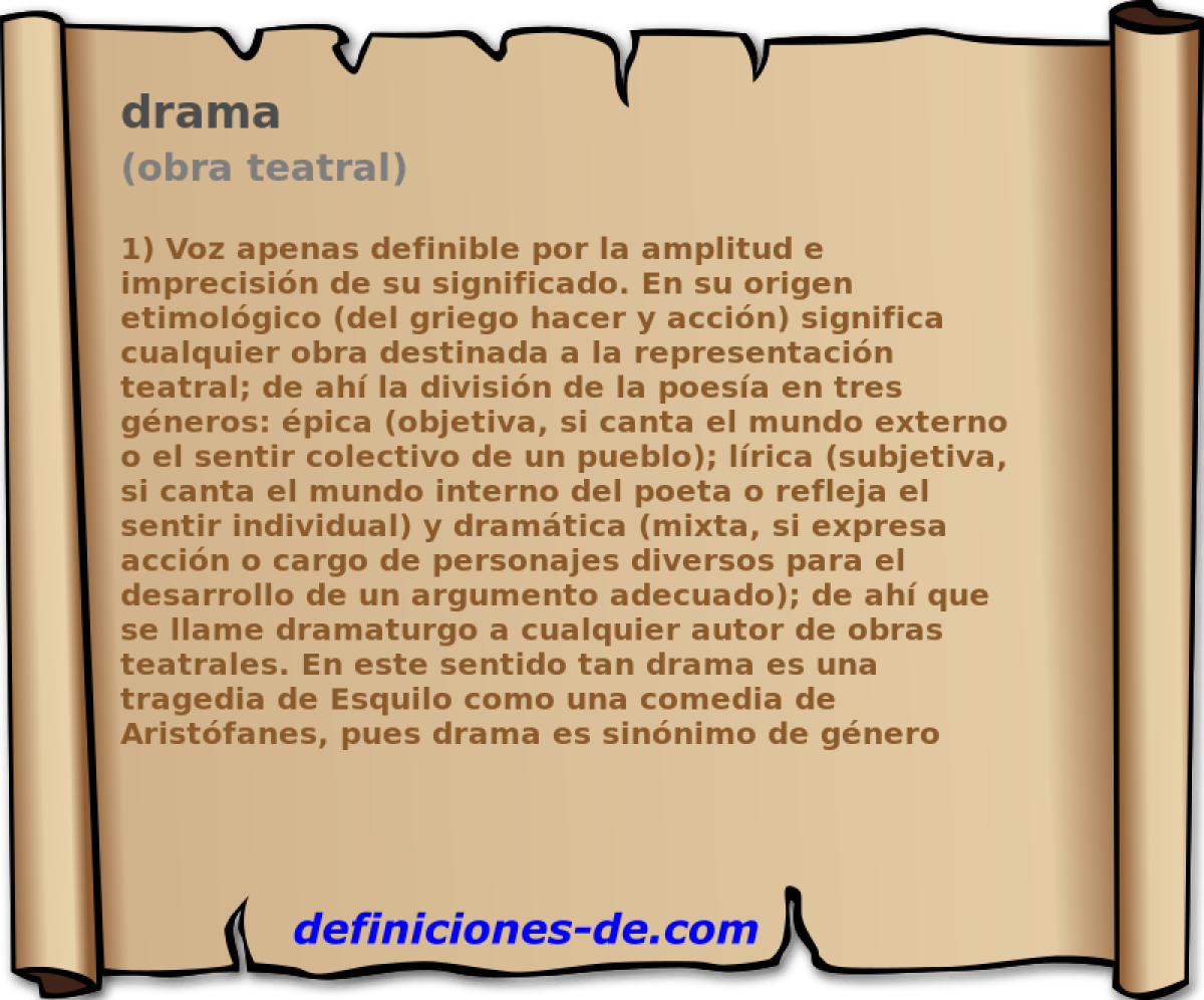 drama (obra teatral)