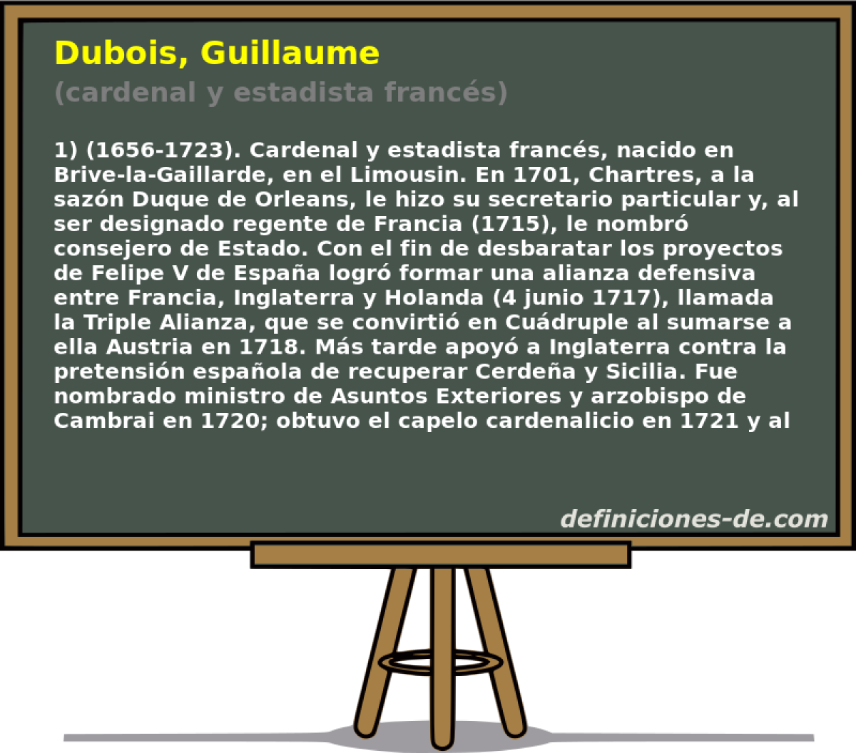 Dubois, Guillaume (cardenal y estadista francs)