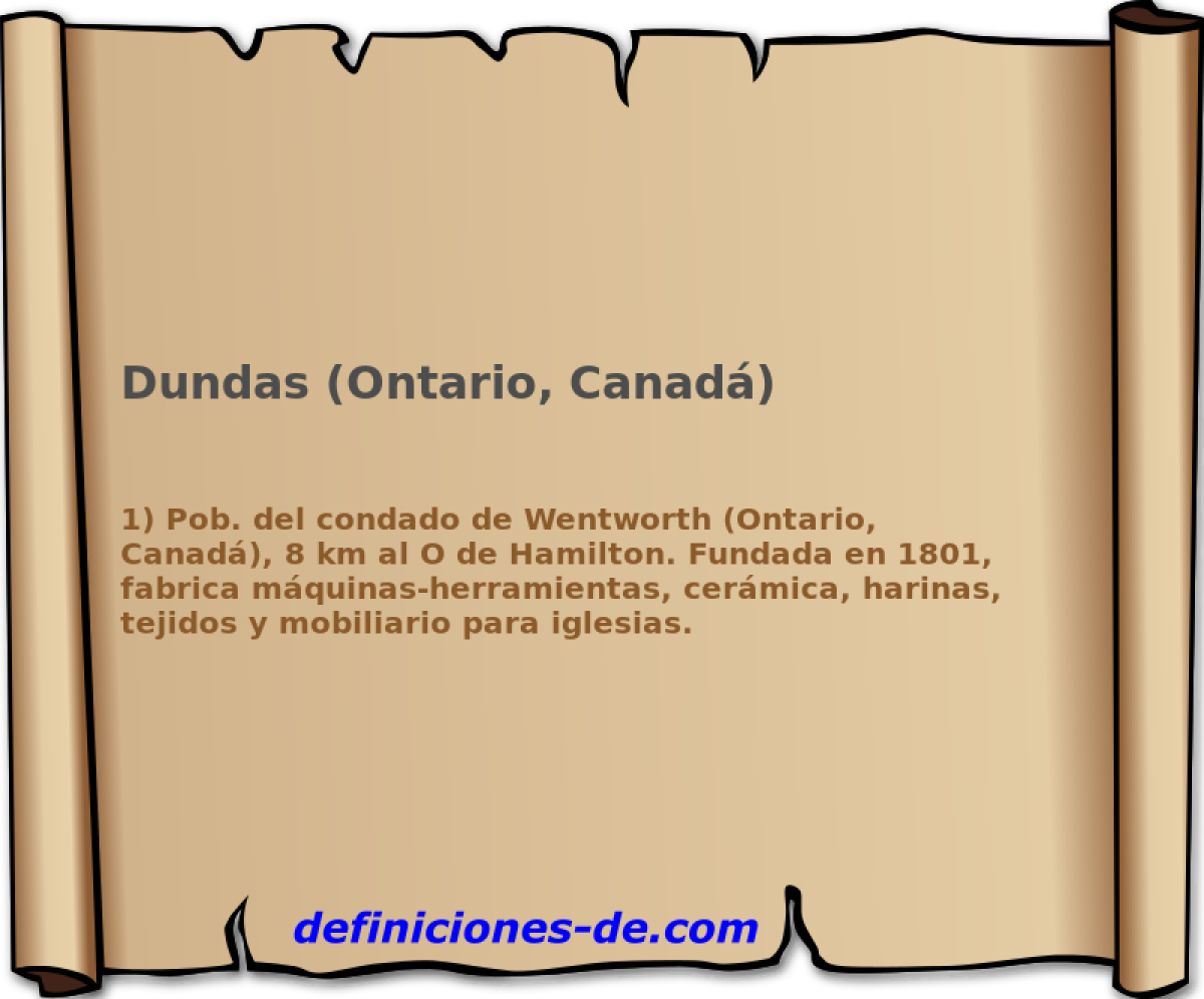 Dundas (Ontario, Canad) 