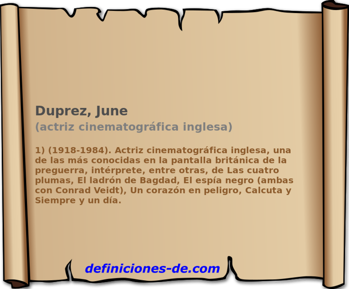 Duprez, June (actriz cinematogrfica inglesa)