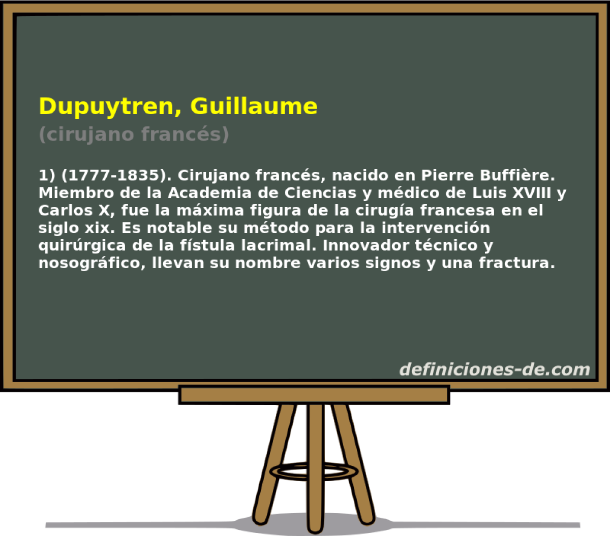 Dupuytren, Guillaume (cirujano francs)