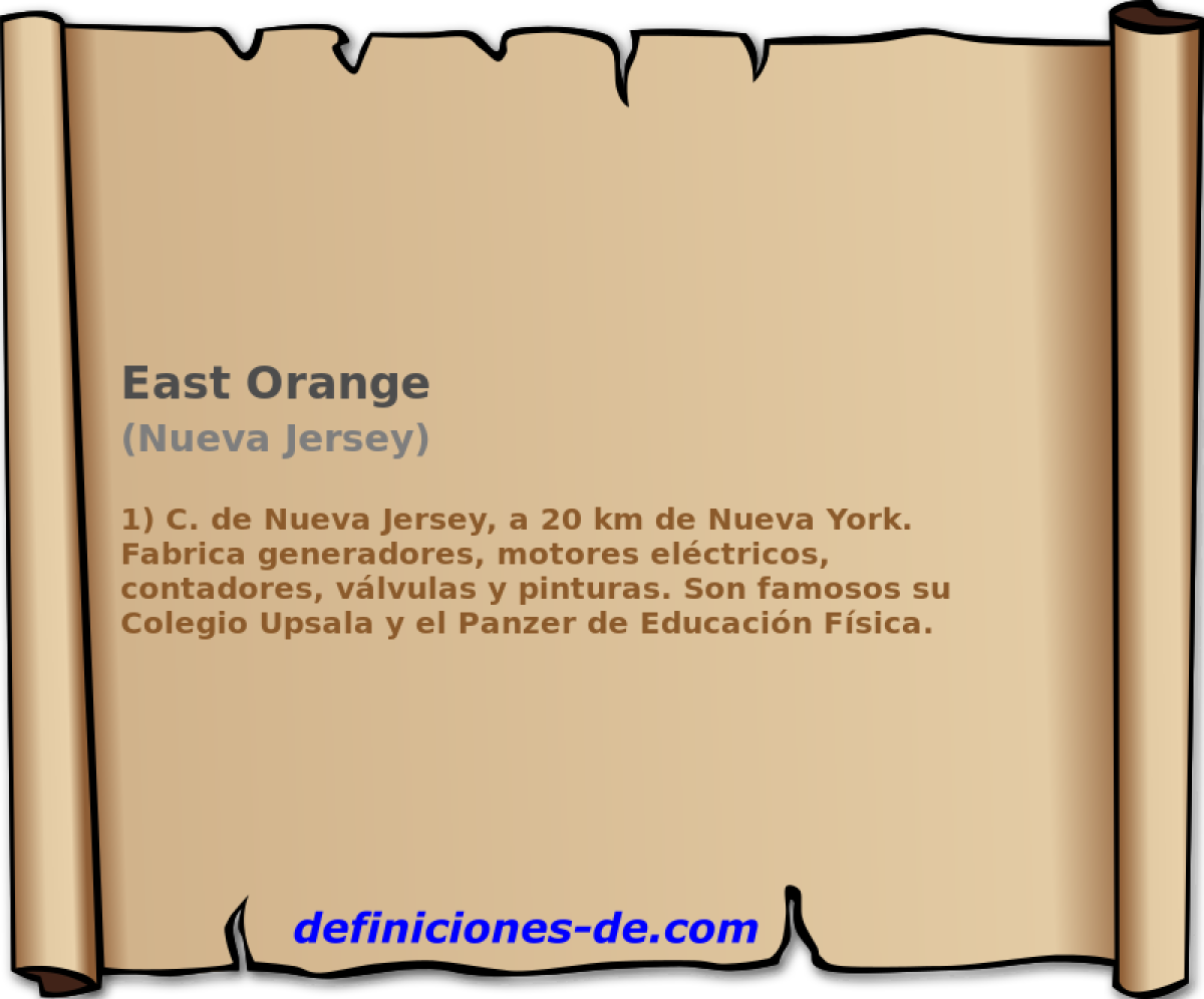 East Orange (Nueva Jersey)