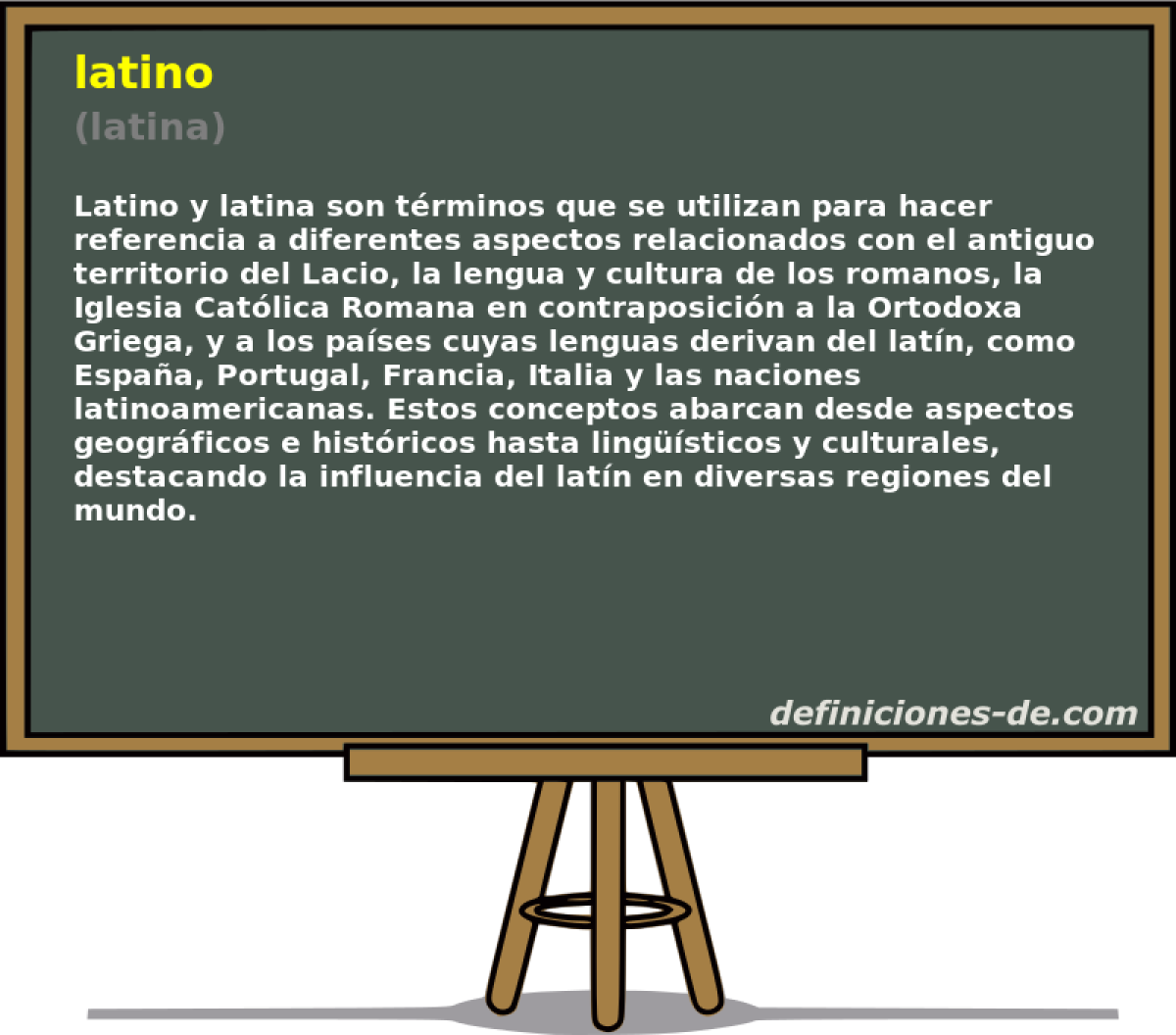 latino (latina)