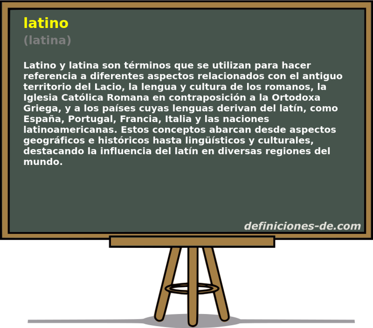 latino (latina)