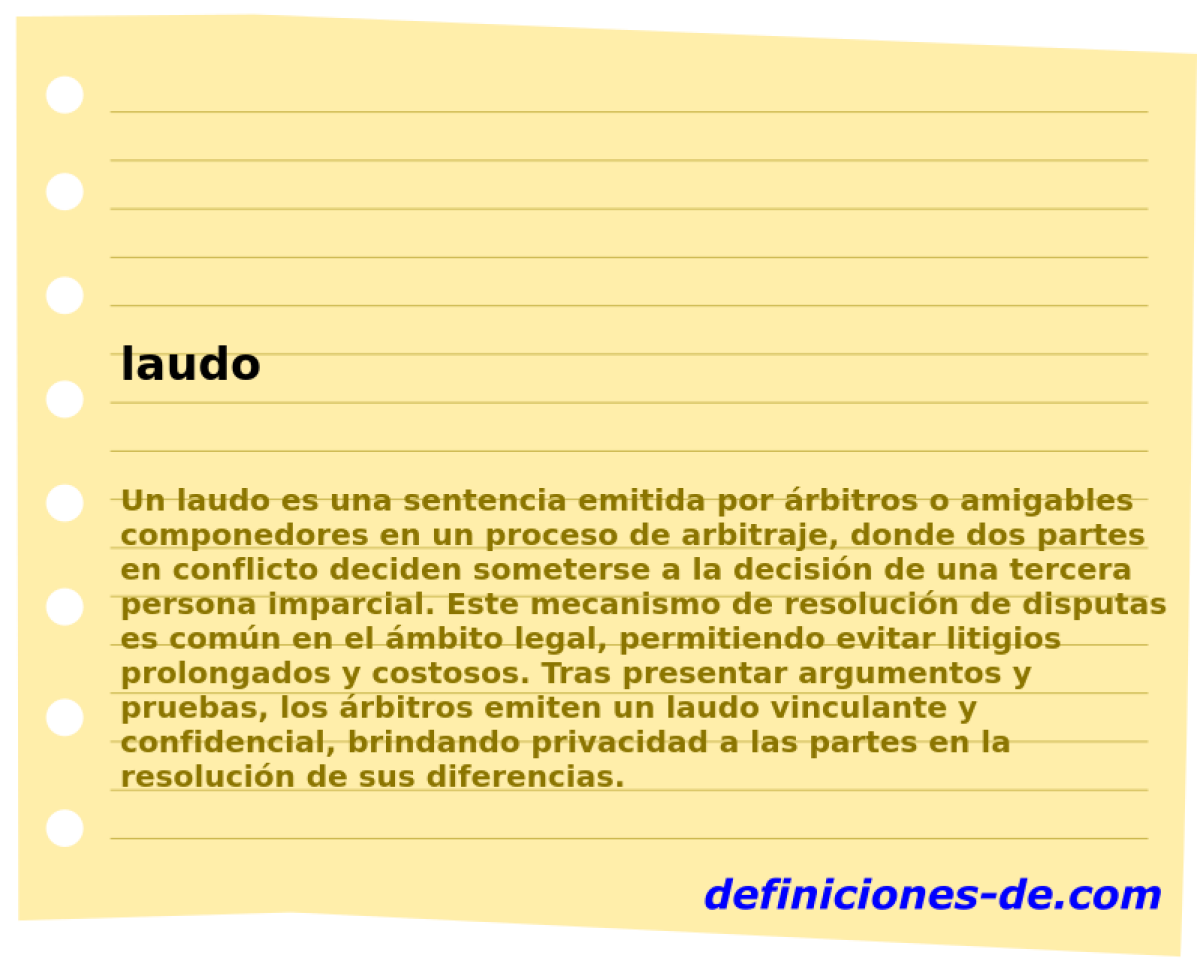 laudo 