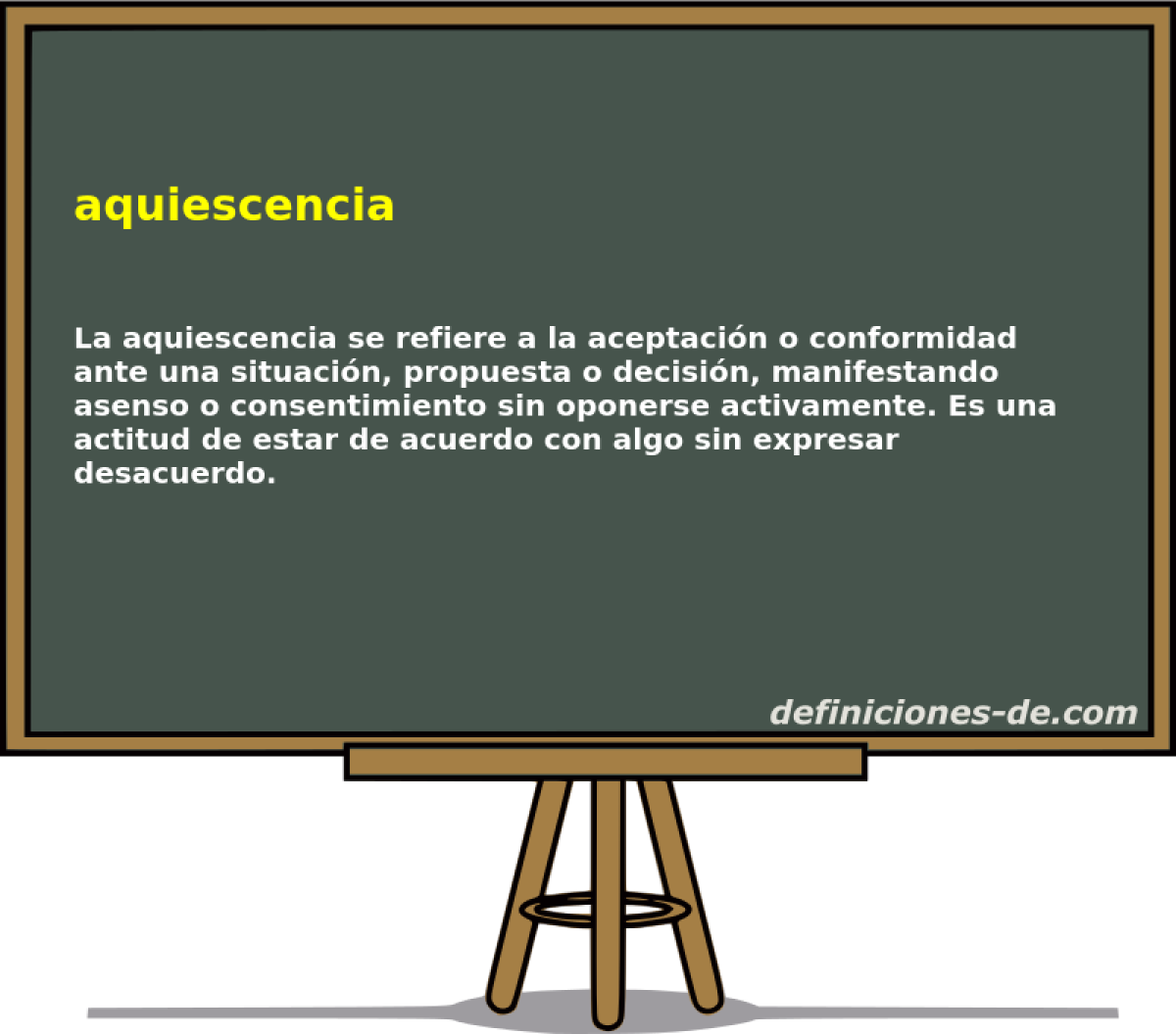 aquiescencia 