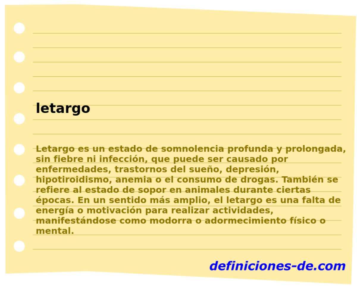 letargo 