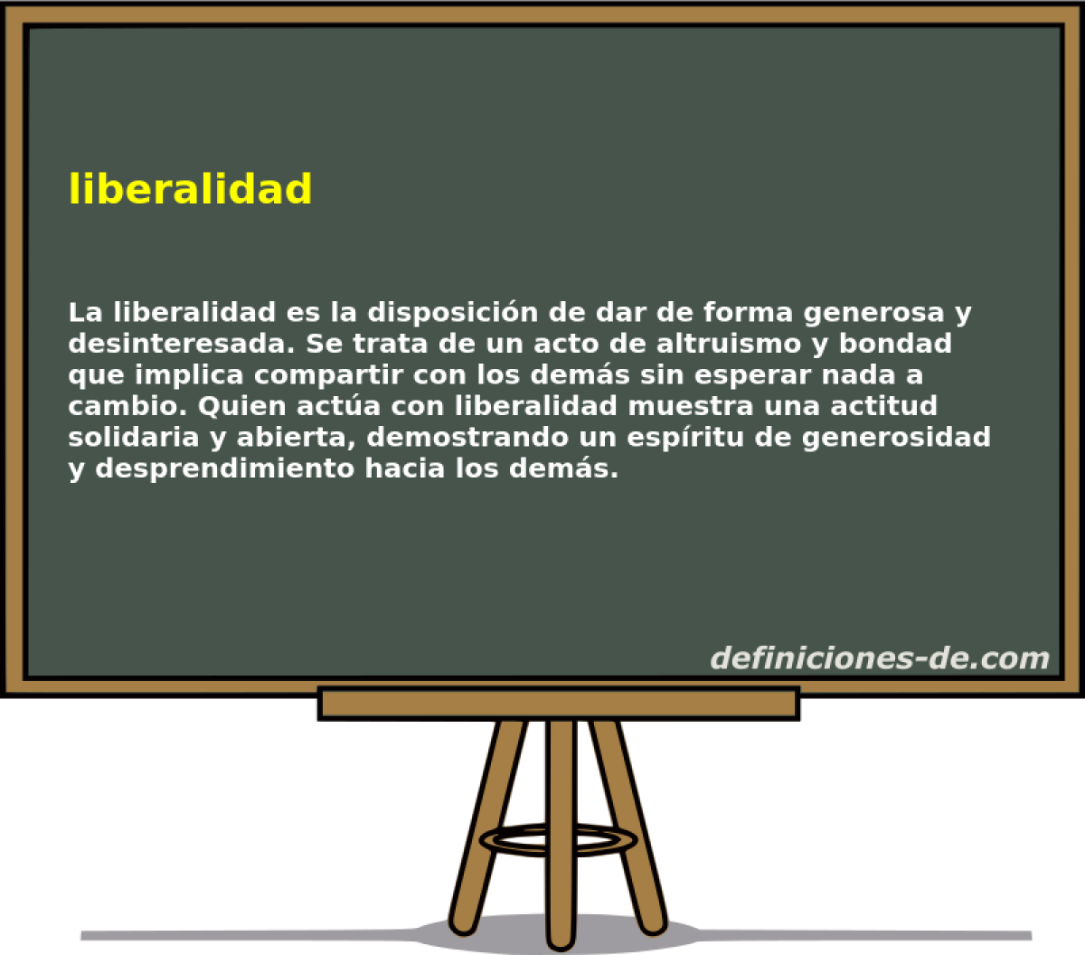 liberalidad 