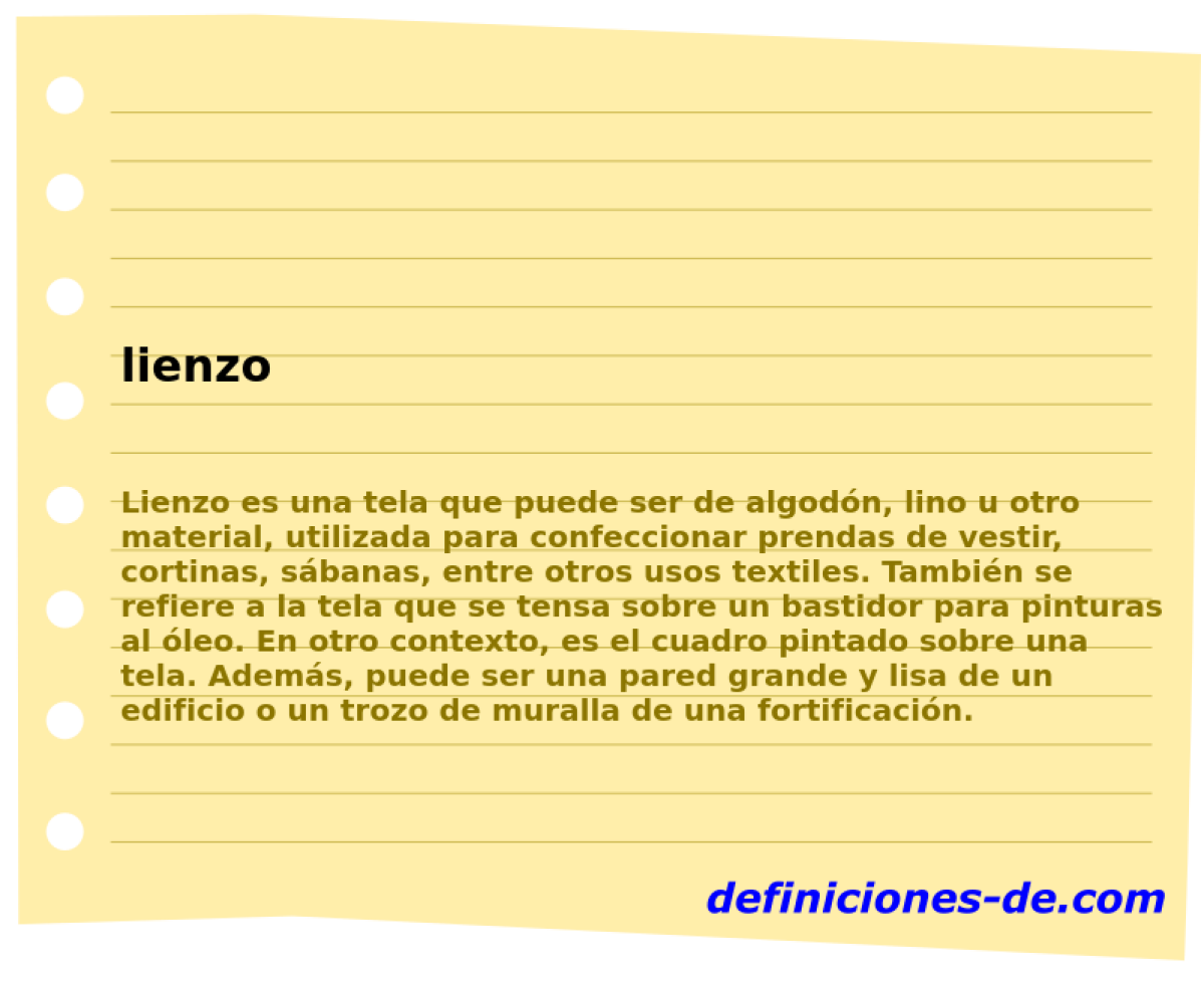 lienzo 