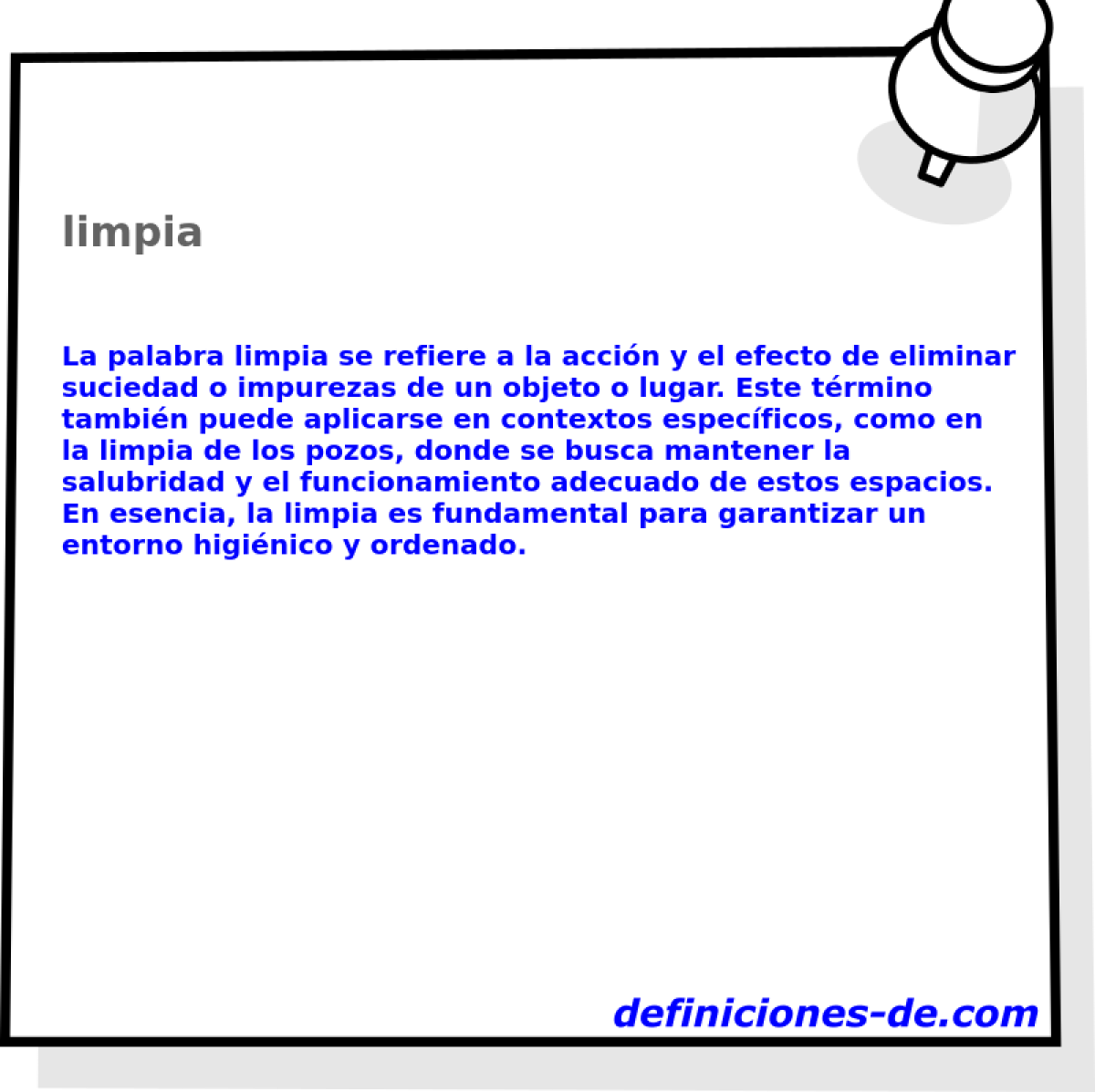 limpia 