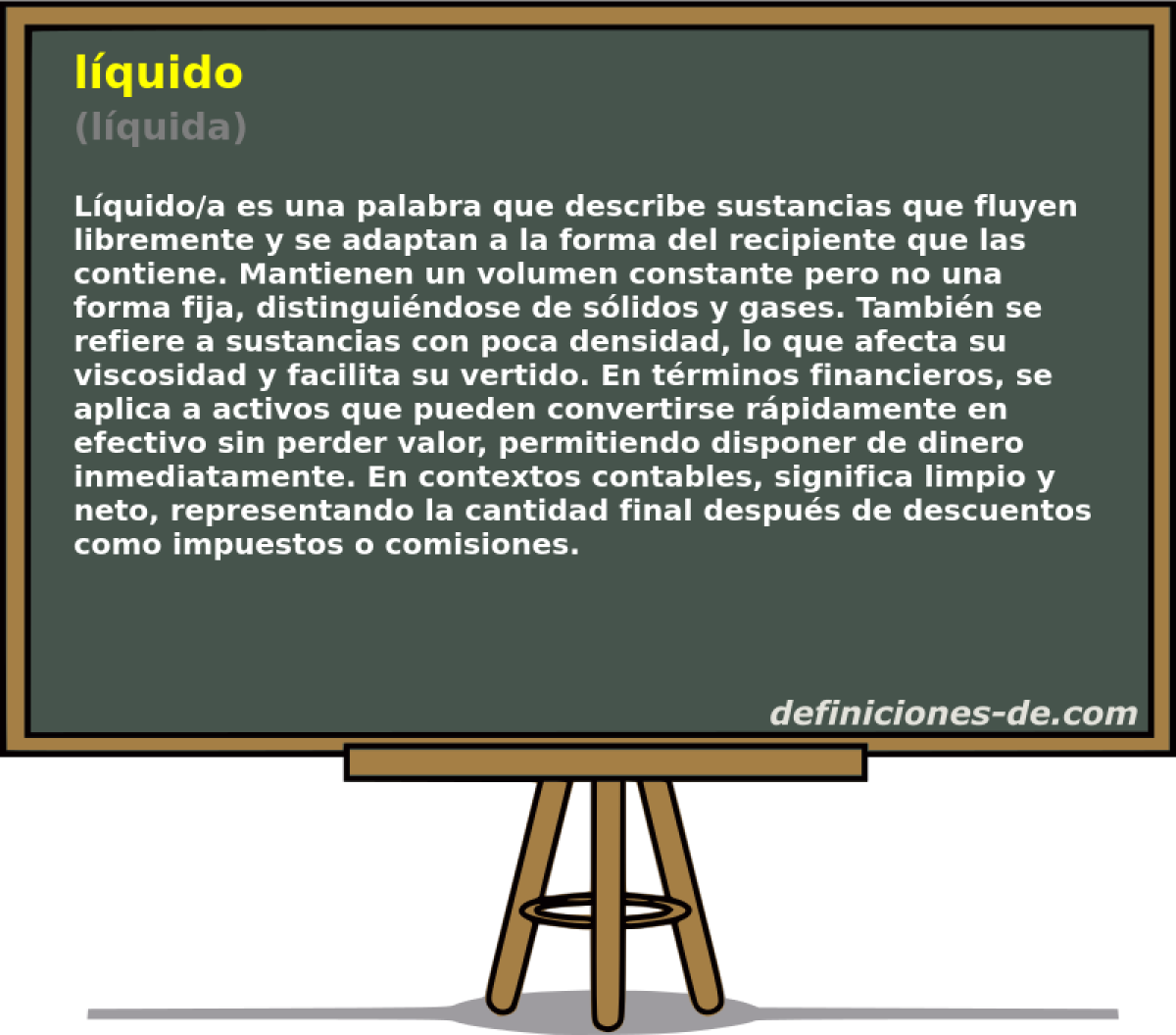 lquido (lquida)