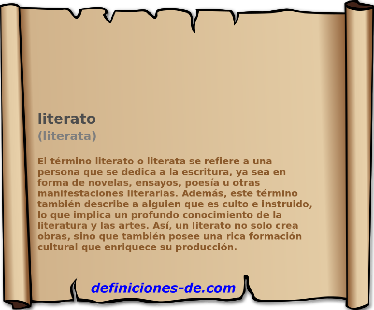 literato (literata)