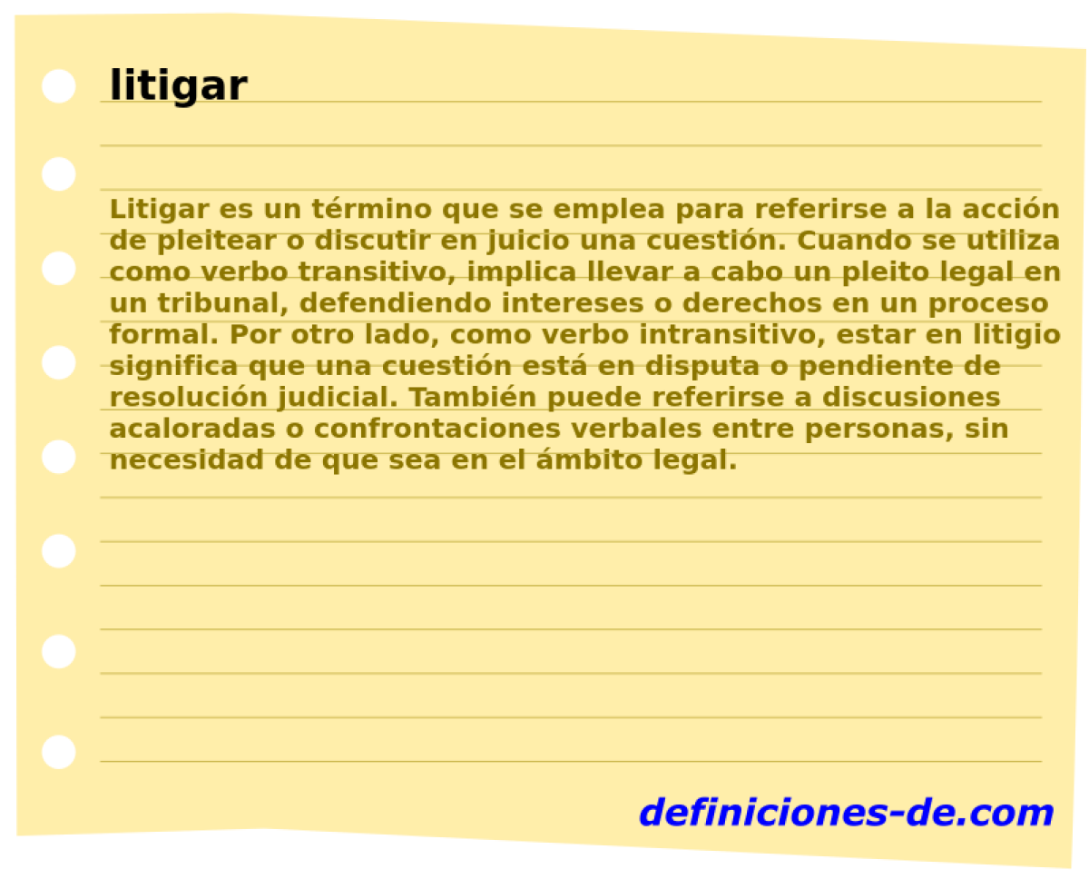 litigar 