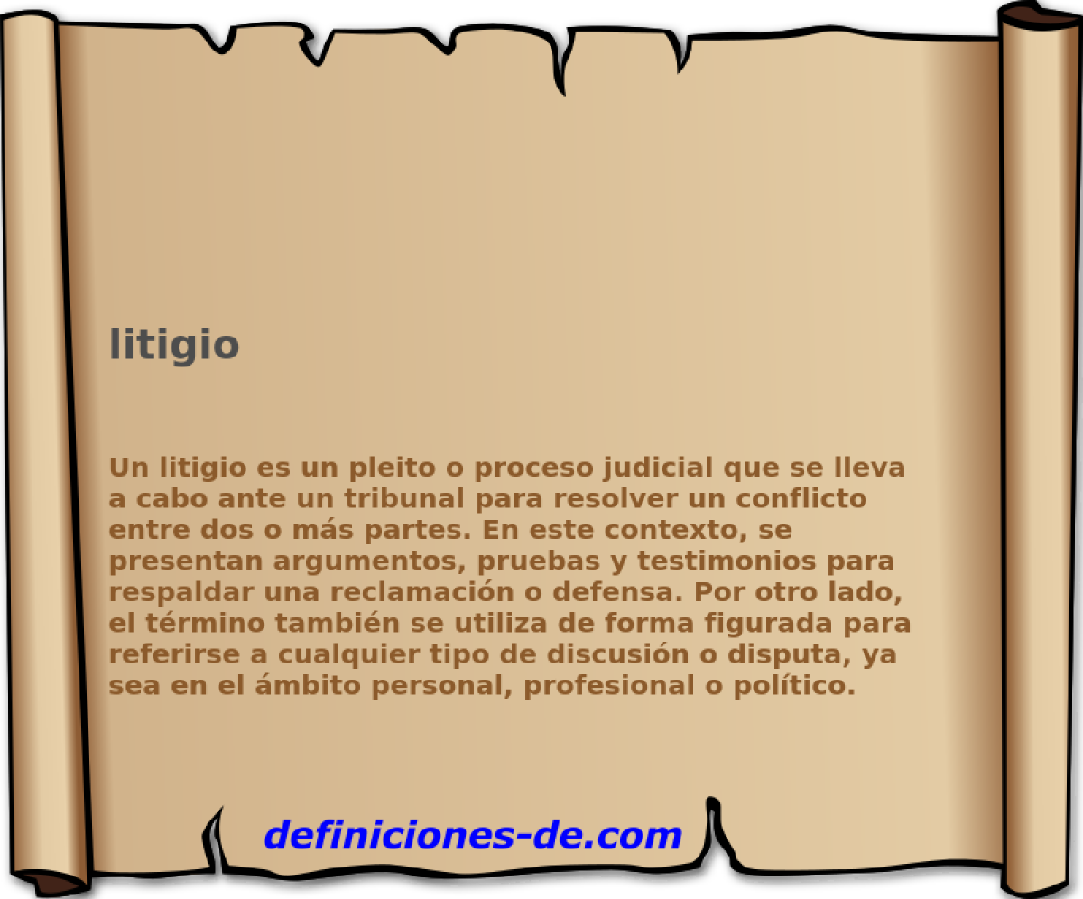 litigio 