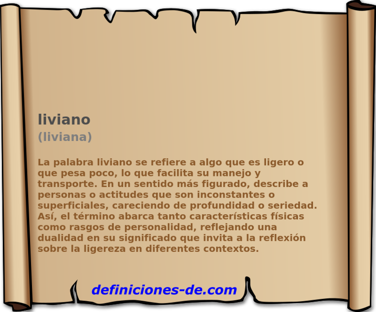 liviano (liviana)