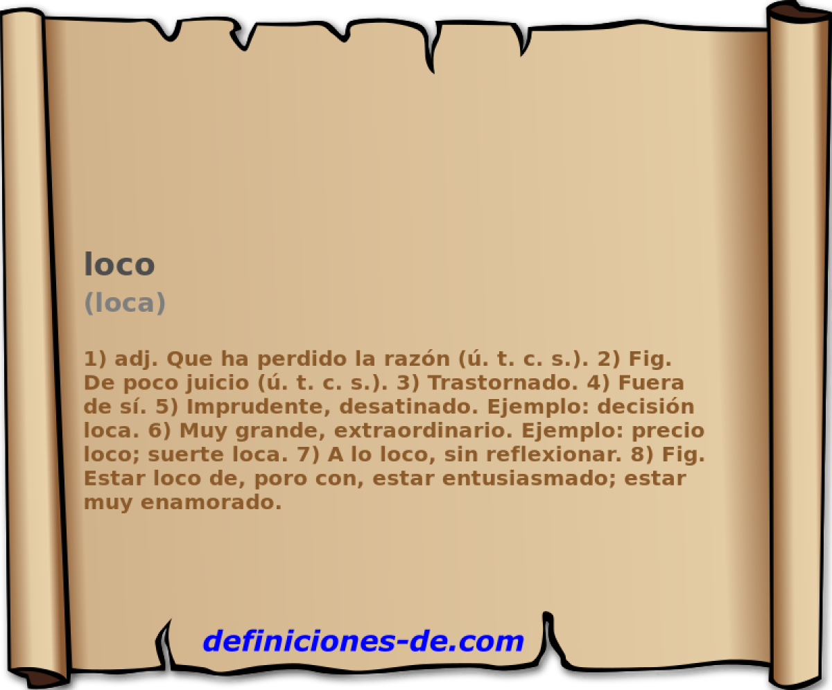 loco (loca)