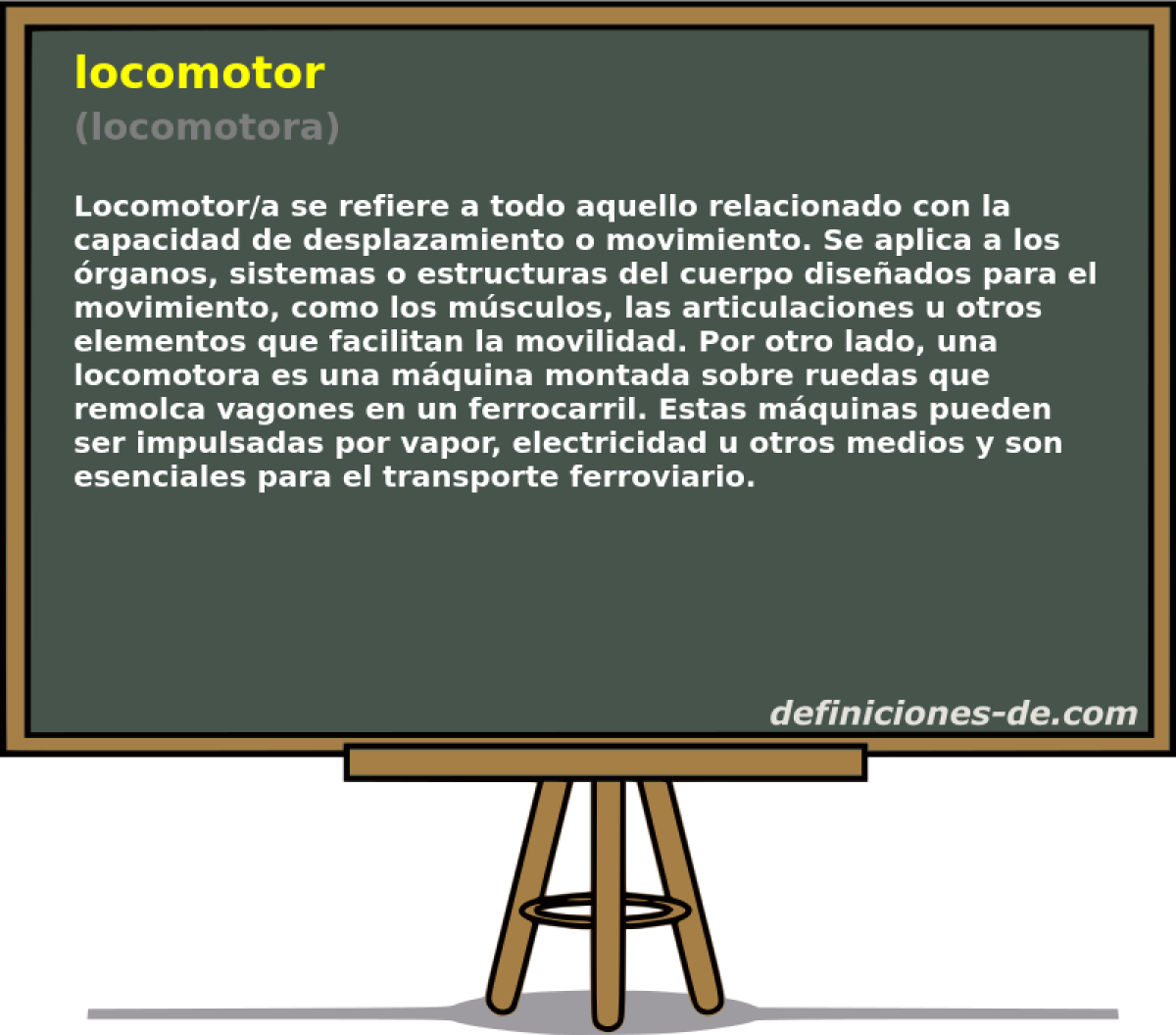 locomotor (locomotora)