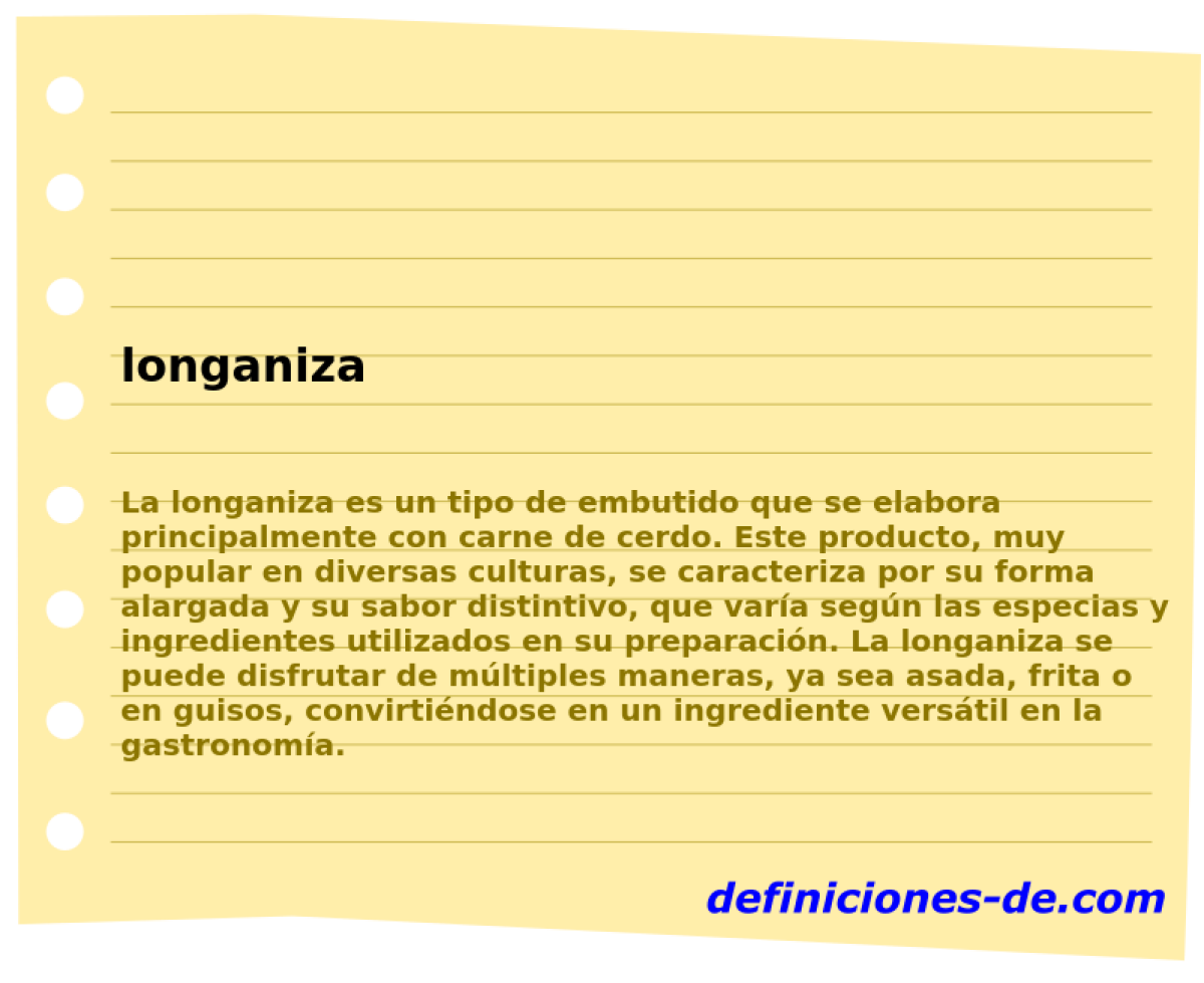 longaniza 