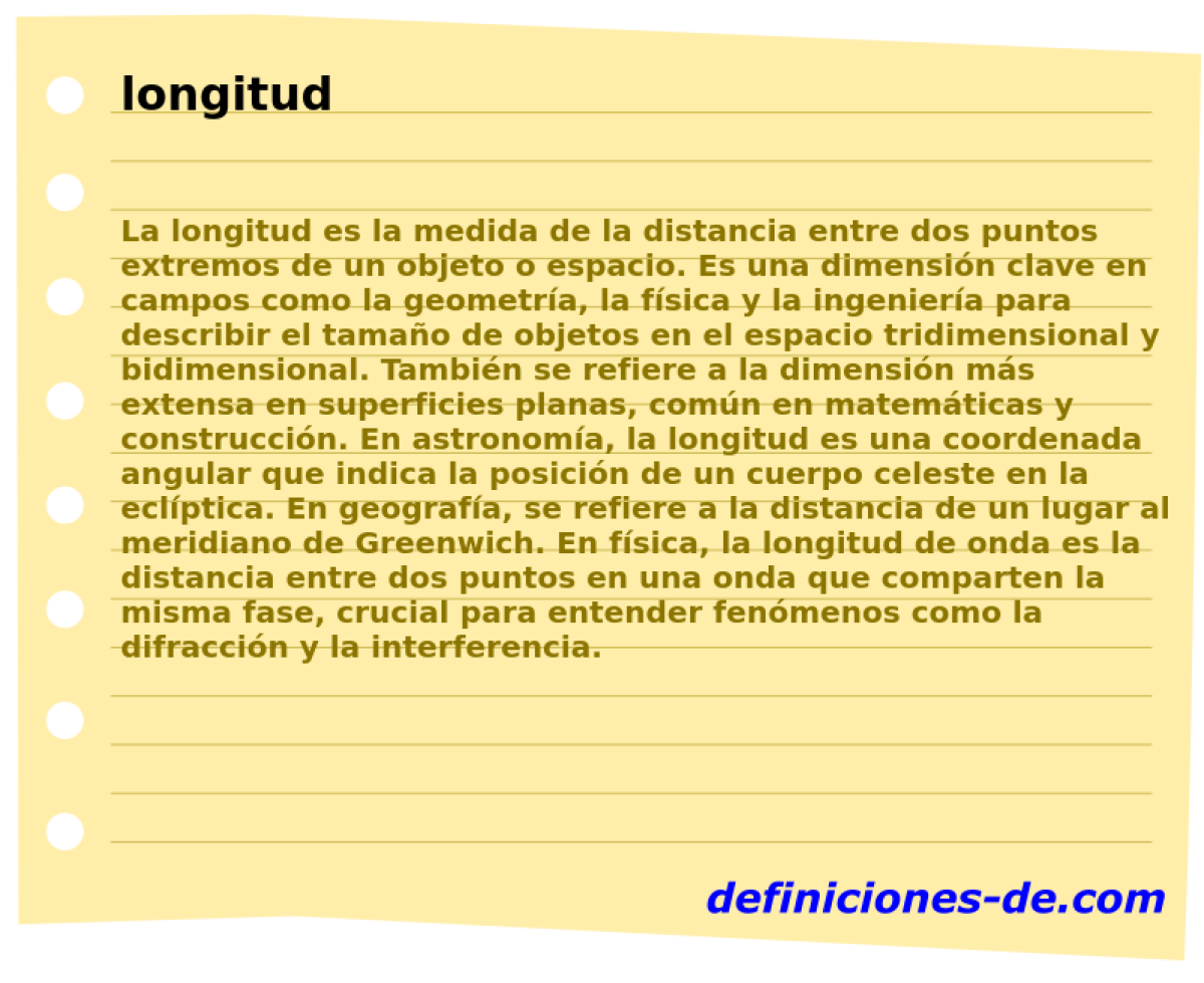 longitud 