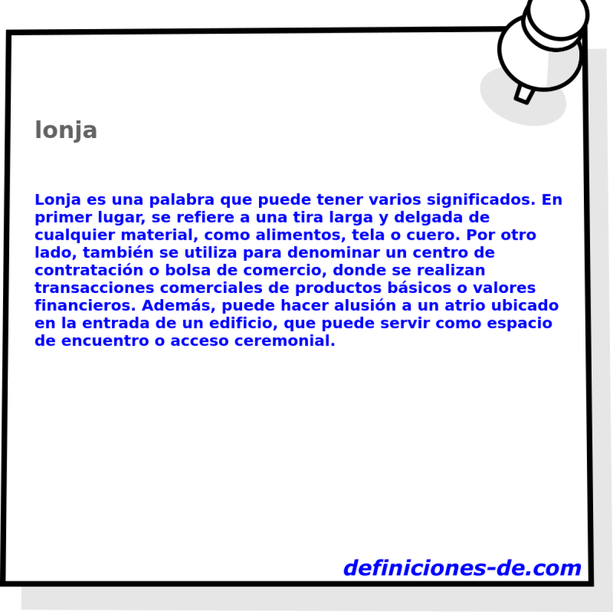 lonja 