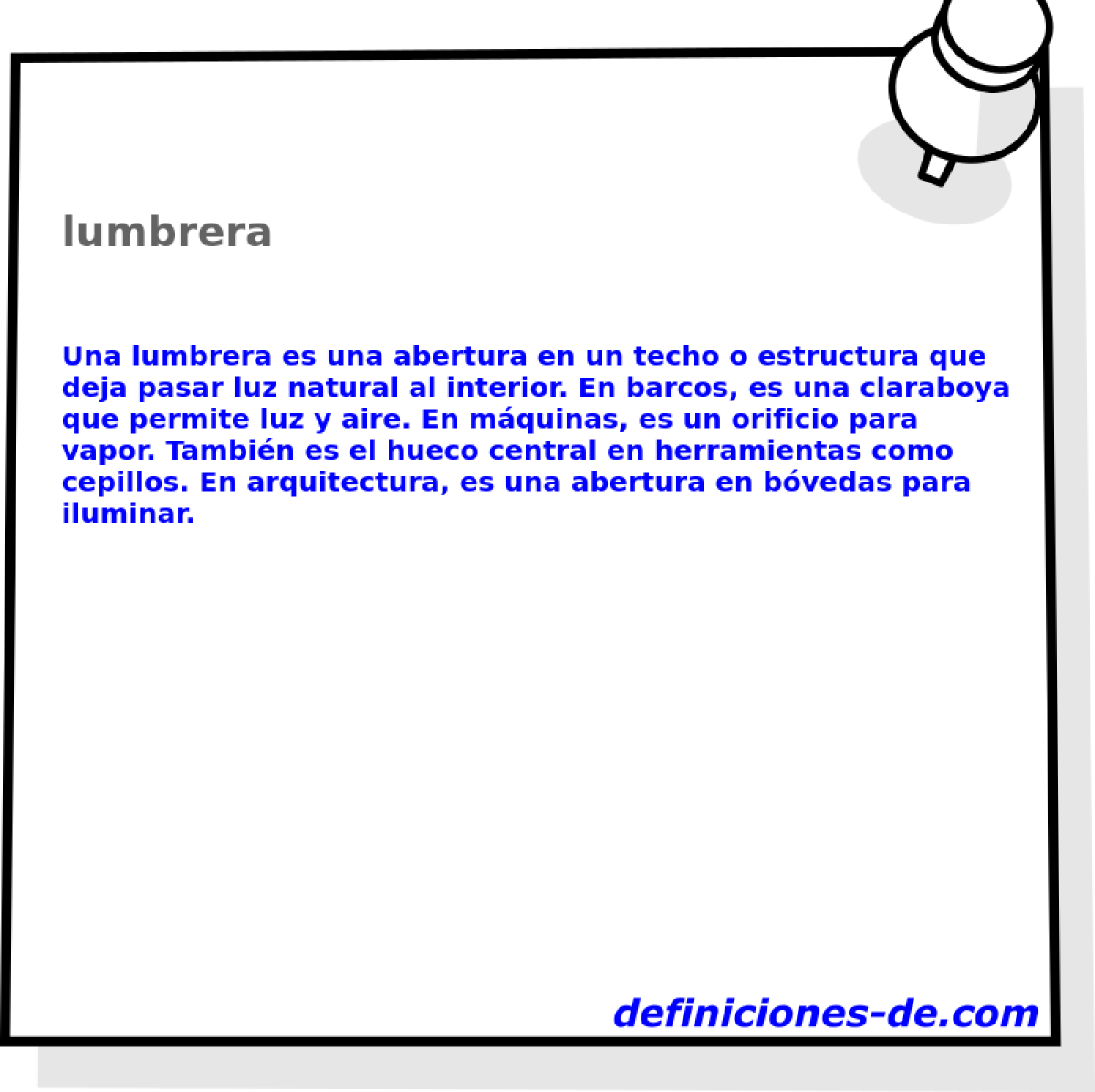 lumbrera 