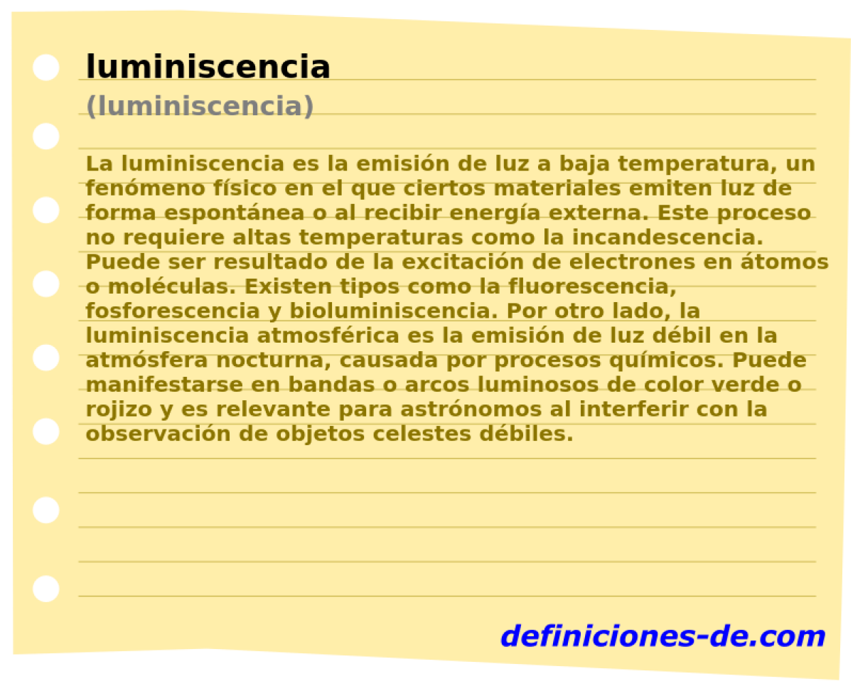 luminiscencia (luminiscencia)