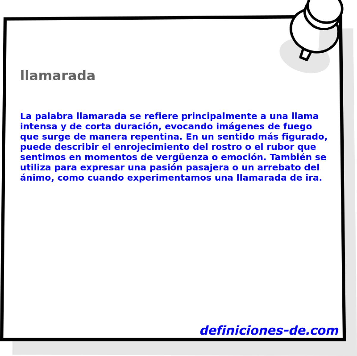 llamarada 