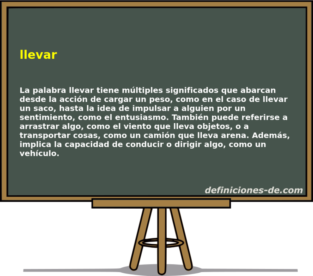 llevar 