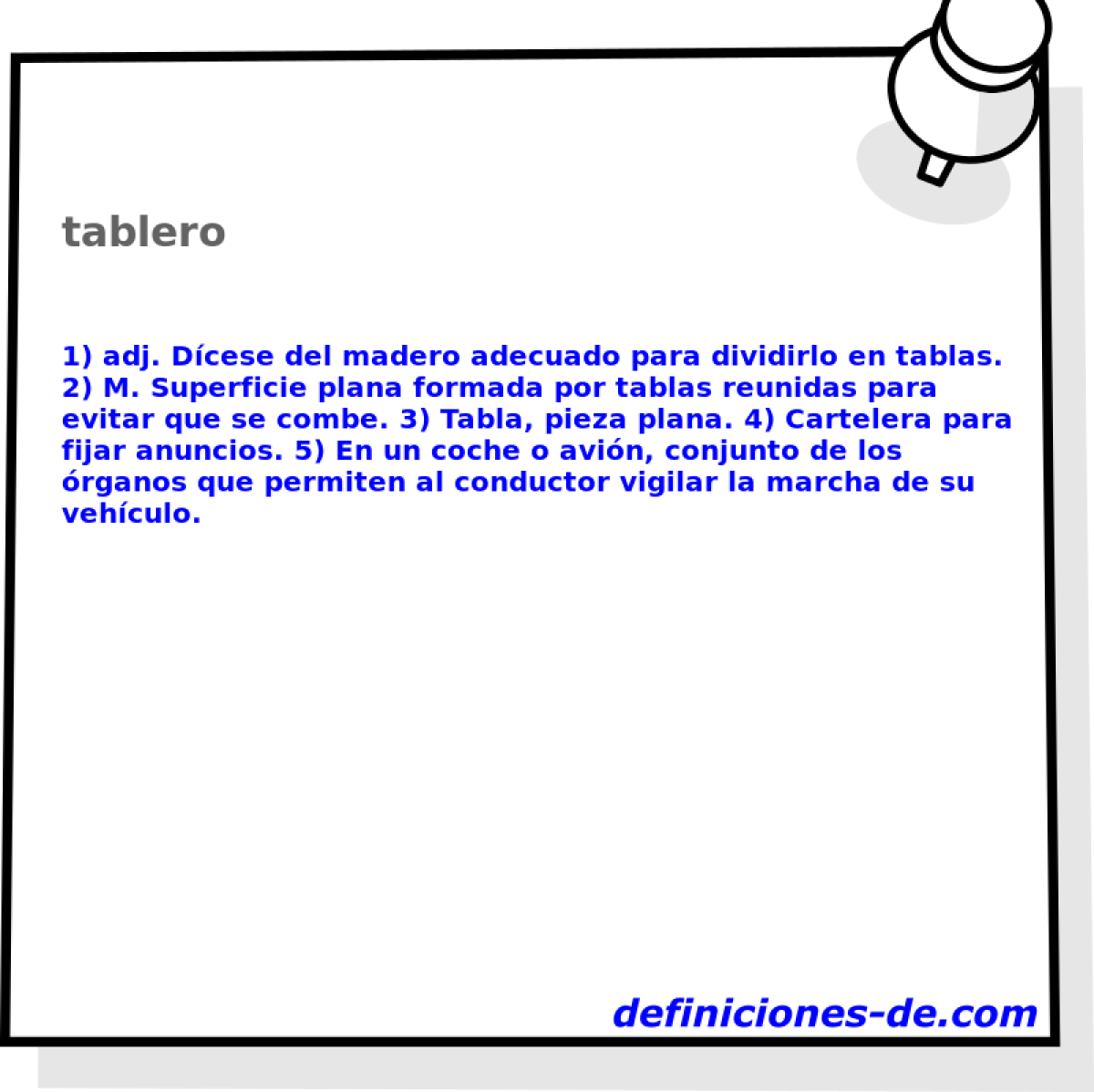 tablero 