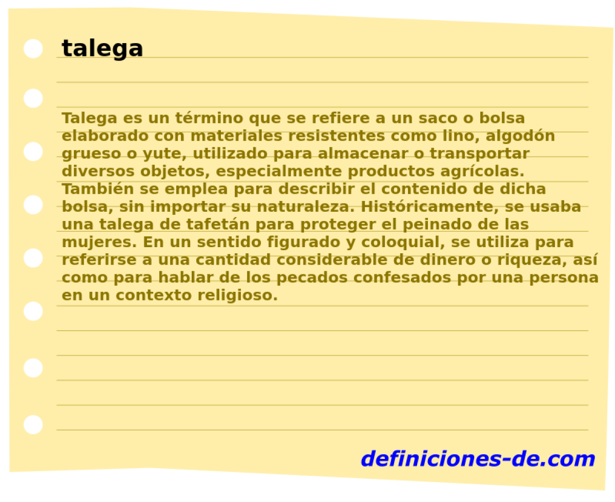 talega 