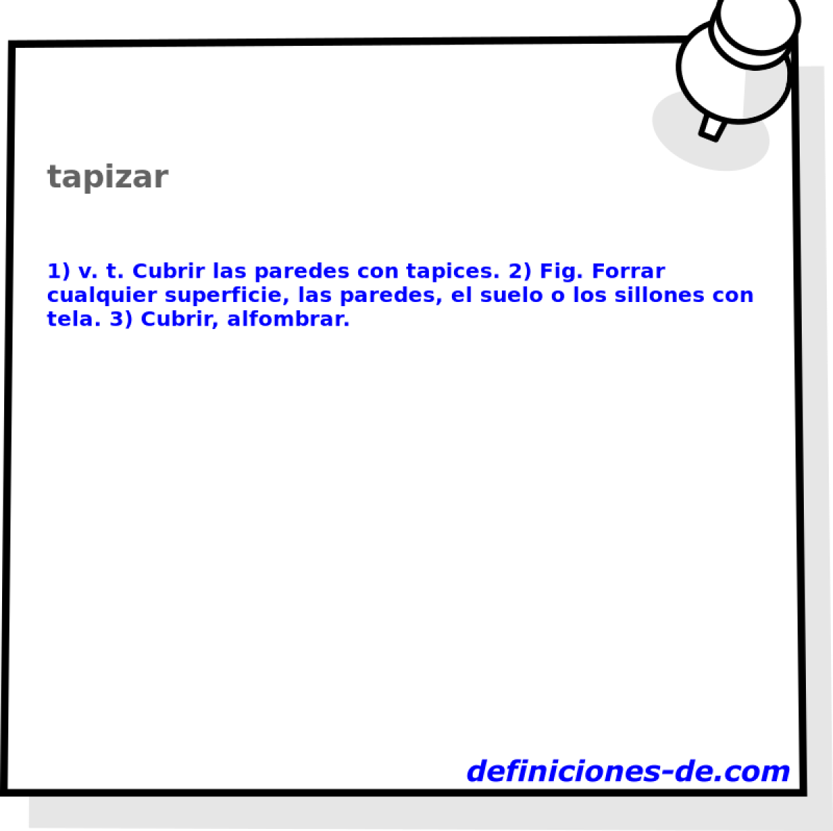 tapizar 