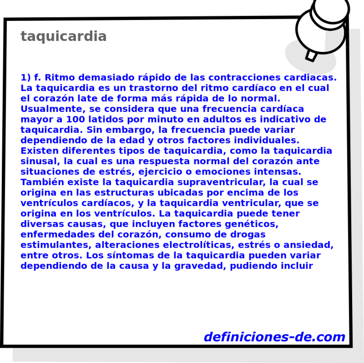 taquicardia 