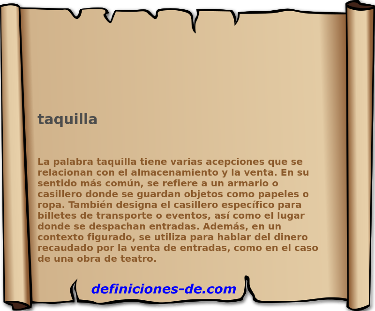 taquilla 