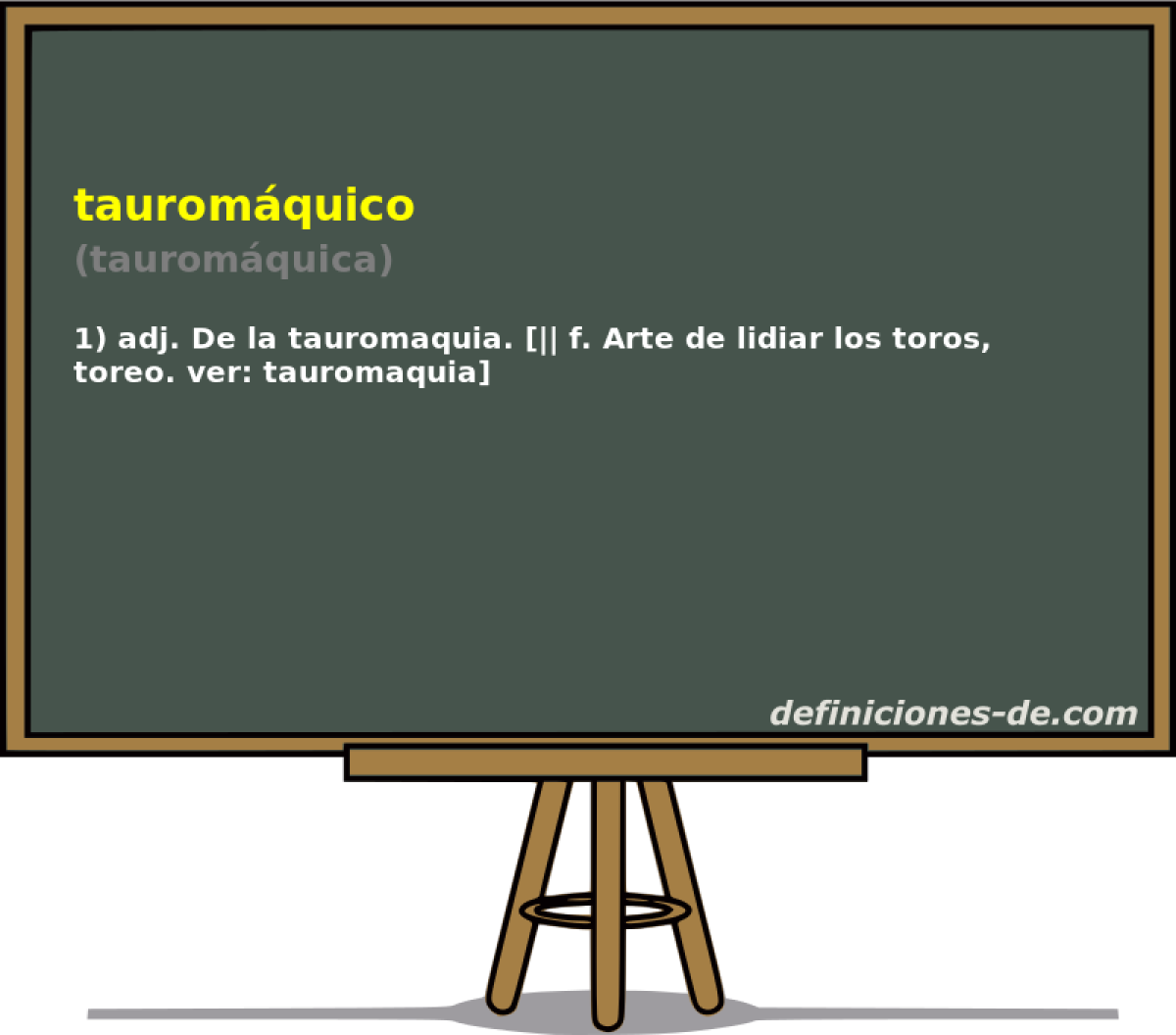 tauromquico (tauromquica)