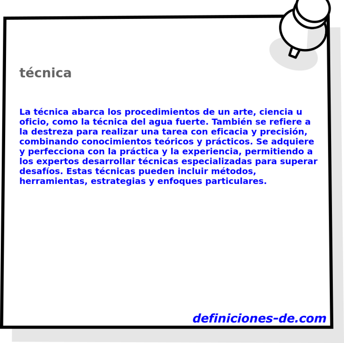 tcnica 