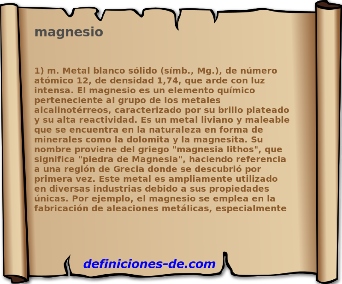 magnesio 