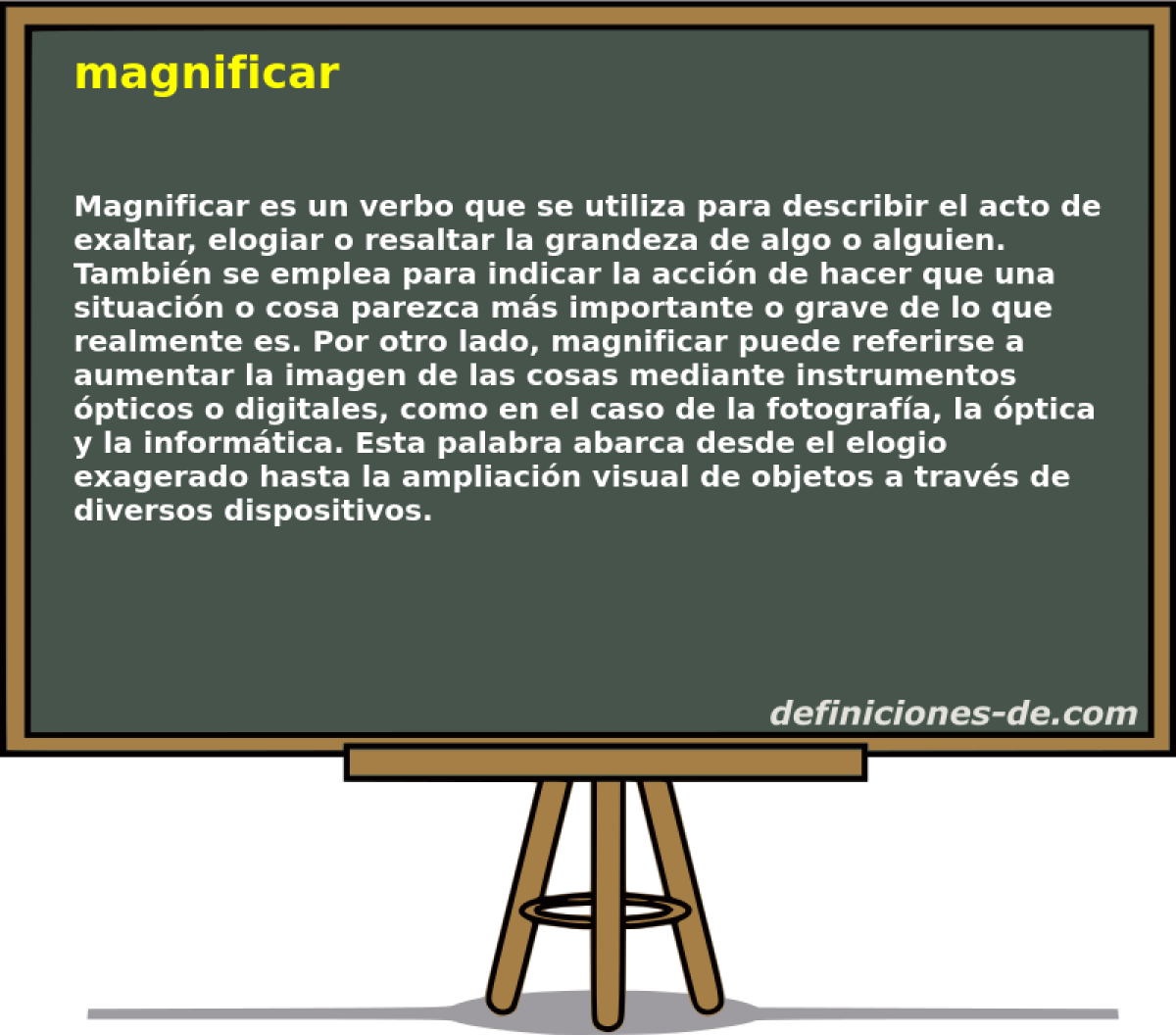 magnificar 