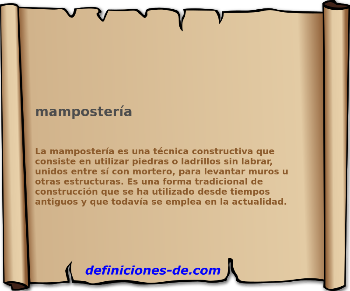 mampostera 