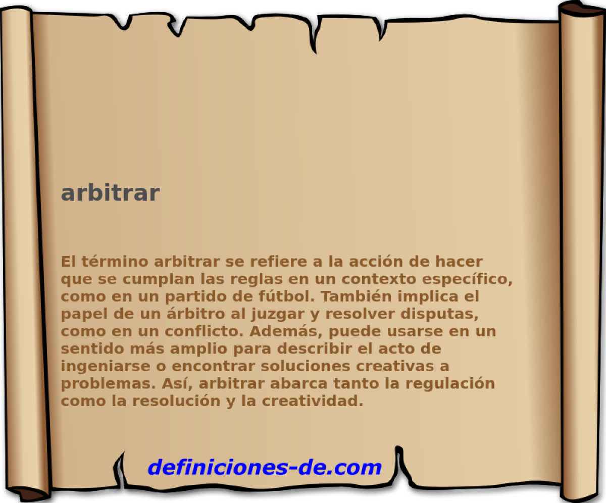 arbitrar 