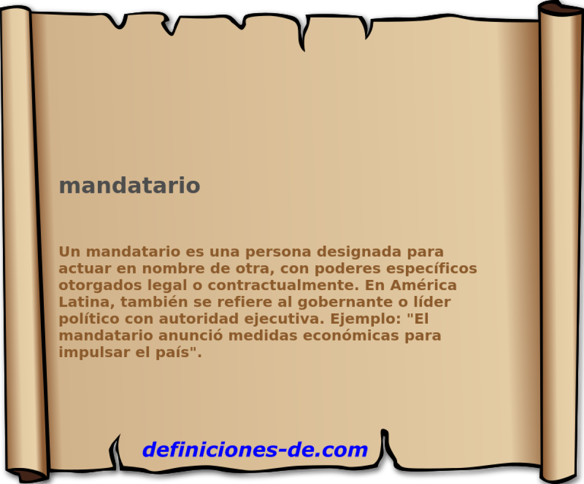 mandatario 