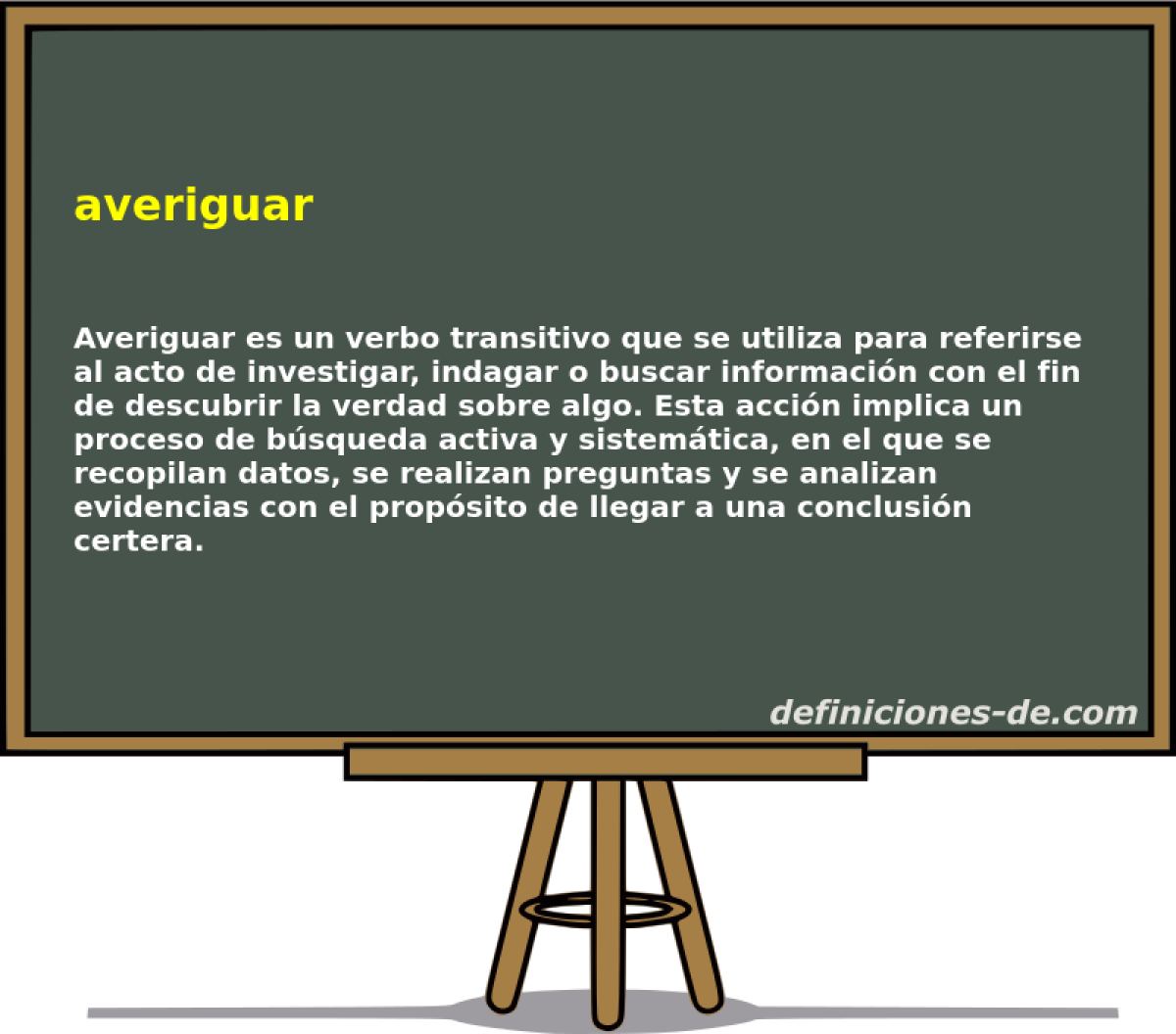 averiguar 