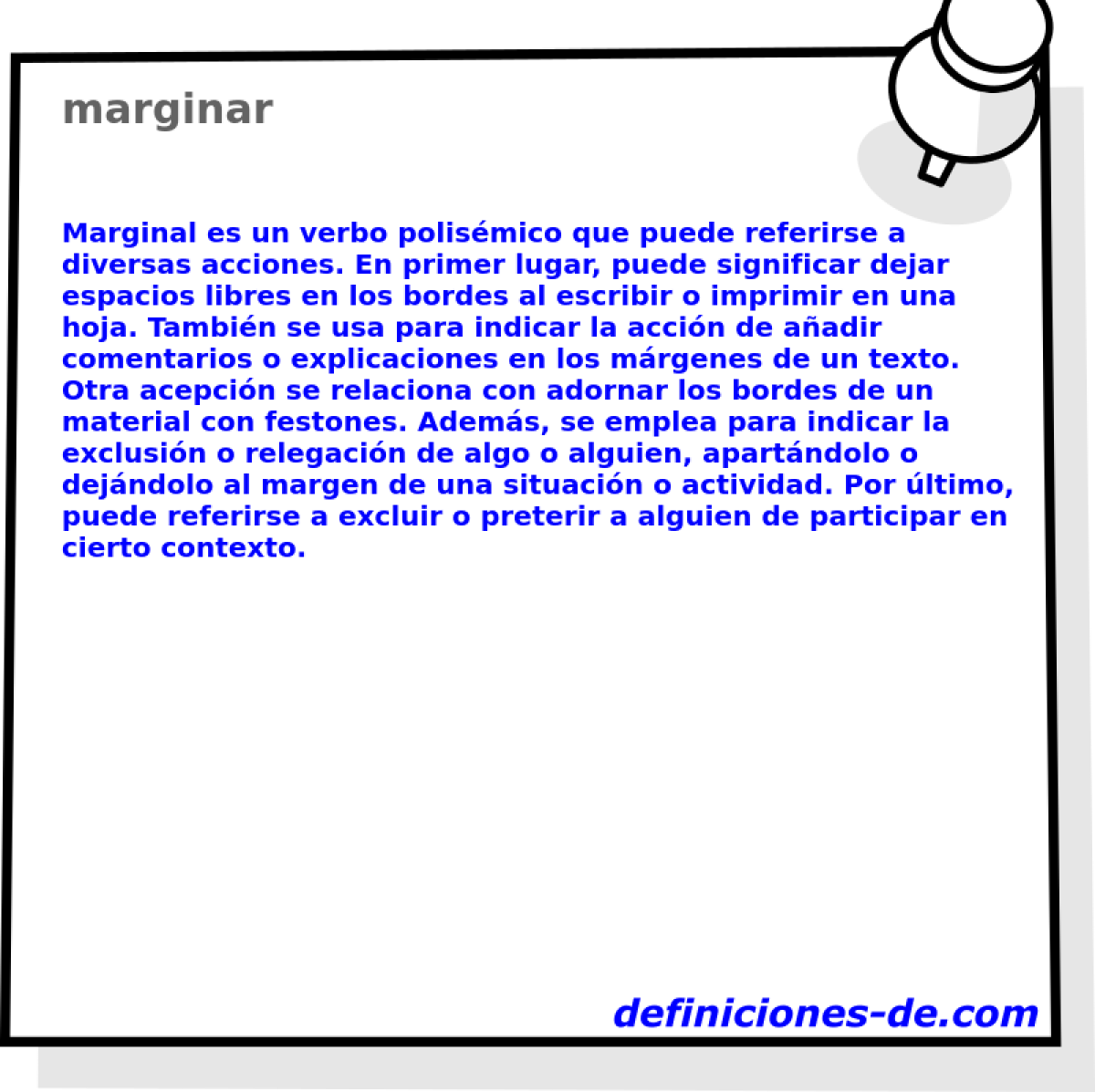 marginar 