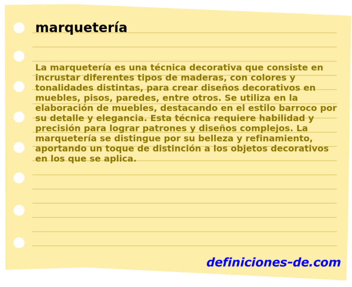 marquetera 