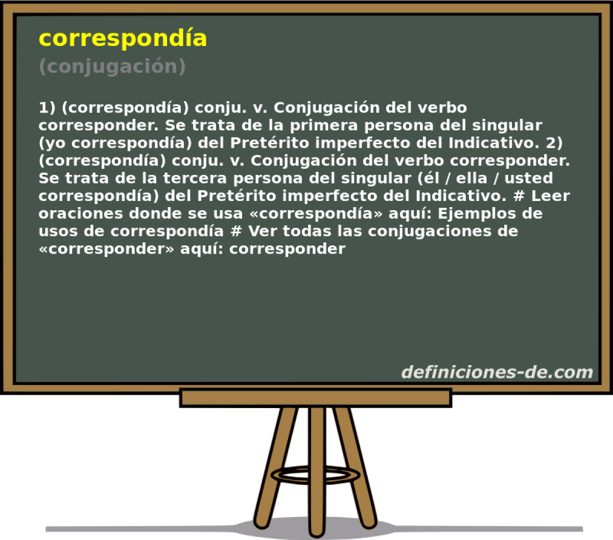 corresponda (conjugacin)