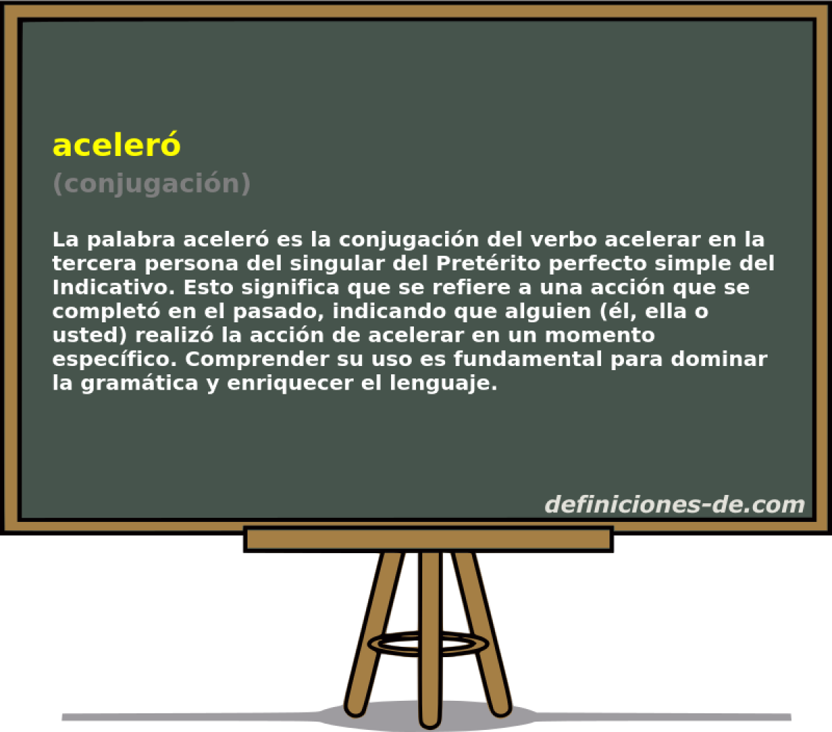 aceler� (conjugaci�n)